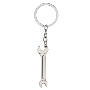 Wrench Keychain Silver Tool Keyring Mechanic Gift Car Accessory